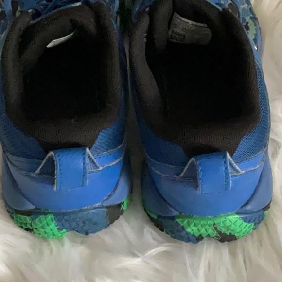 Under Armour Blue and Green Athletic Sneakers - Picture 14 of 16